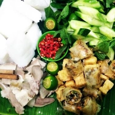 Món ăn- Quán Ăn Quán Cô Điệp - Bún Đậu Chả Giò