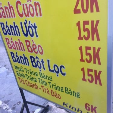 Thực đơn- Quán Ăn Cô Phượng - Bánh Bèo, Bánh Bột Lọc & Ăn Vặt