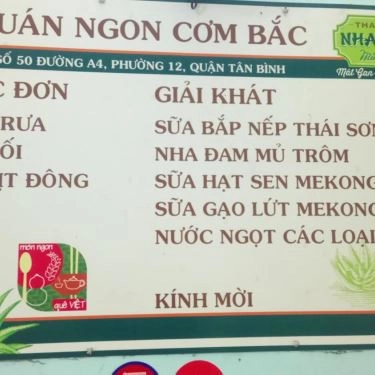 Thực đơn- Quán Ăn Quán Ngon Cơm Bắc