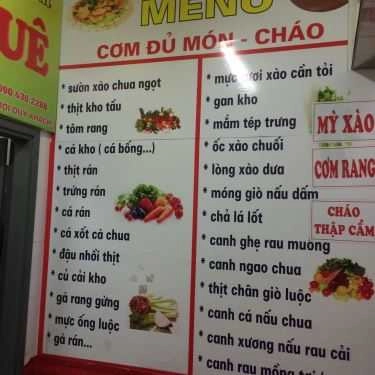 Thực đơn- Kim Thoa - Cơm Bình Dân