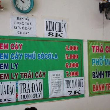 Thực đơn- Quán Ăn Quán Cơm Như Phúc - Sinh Tố & Giải Khát