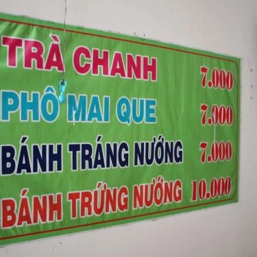 Thực đơn- Quán Ăn Quán Cơm Như Phúc - Sinh Tố & Giải Khát