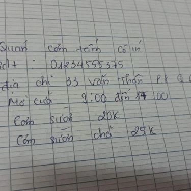 Tổng hợp- Quán Ăn Cơm Tấm Cô Út