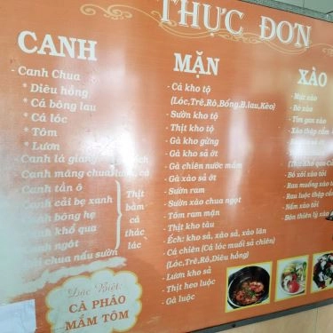 Thực đơn- Quán Ăn Quán Cơm Thu Nga