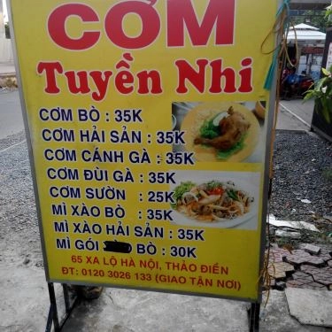 Thực đơn- Quán Ăn Quán Cơm Tuyền Nhi