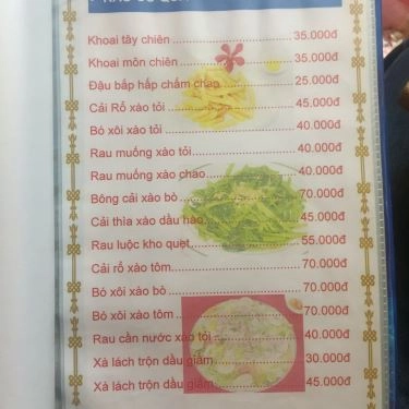Thực đơn- Quán Ăn Quán Cua Ba Pha