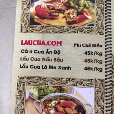 Thực đơn- Quán Ăn Quán Cua.Com - Cua Cà Mau