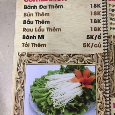 Thực đơn- Quán Ăn Quán Cua.Com - Cua Cà Mau