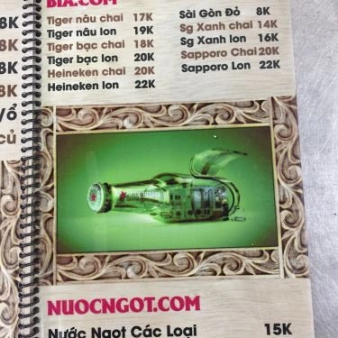 Thực đơn- Quán Ăn Quán Cua.Com - Cua Cà Mau