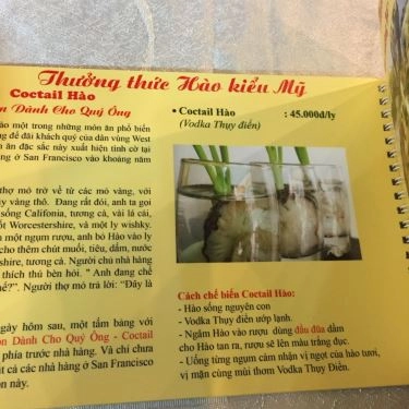 Tổng hợp- Quán Ăn Đặc Sản Hào Sữa - Nguyễn Thượng Hiền