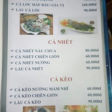 Thực đơn- Quán Ăn Đàng Hoàng - Gà Tre Đèo Le