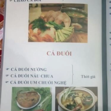 Thực đơn- Quán Ăn Đàng Hoàng - Gà Tre Đèo Le