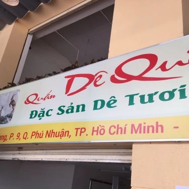 Thực đơn- Quán Ăn Quán Dê Quê - Nhậu Bình Dân