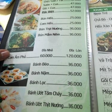 Tổng hợp- Quán Ăn Quán Đông Ba - Trần Huy Liệu