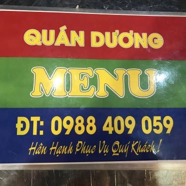 Thực đơn- Quán Ăn Quán Dương - Cà Ri Dê Ấn Độ