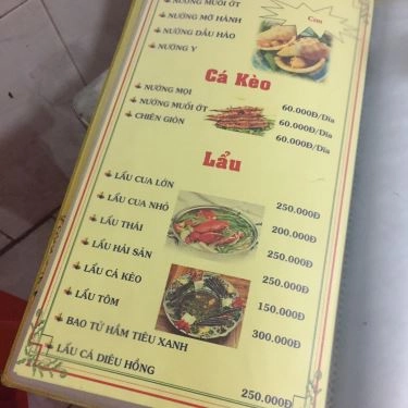 Thực đơn- Quán Ăn Quán Duyên Cua - Các Món Cua & Hải Sản