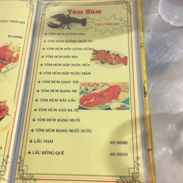 Thực đơn- Quán Ăn Quán Duyên Cua - Các Món Cua & Hải Sản