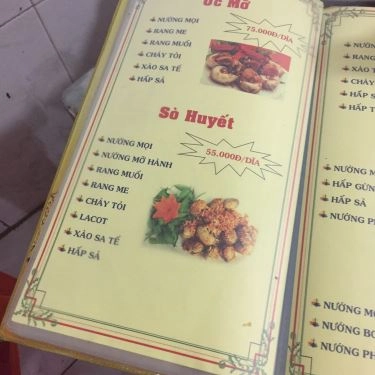 Thực đơn- Quán Ăn Quán Duyên Cua - Các Món Cua & Hải Sản