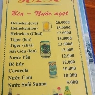 Thực đơn- Quán Ăn Quán Gà H2K