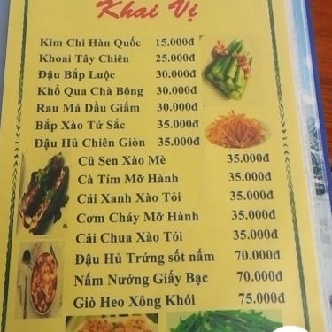 Thực đơn- Quán Ăn Quán Gà H2K