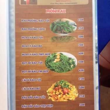 Thực đơn- Quán Ăn Quán Gỗ - Lẩu & Nướng