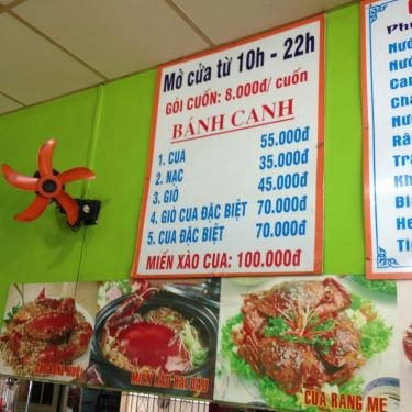 Thực đơn- Quán Ăn Bánh Canh Cua Hai Dậu