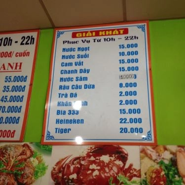 Thực đơn- Quán Ăn Bánh Canh Cua Hai Dậu