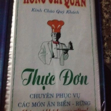 Thực đơn- Quán Ăn Hải Sản Hồng Gia