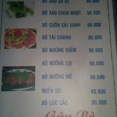Thực đơn- Quán Ăn Hải Sản Hồng Gia