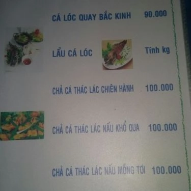Thực đơn- Quán Ăn Hải Sản Hồng Gia