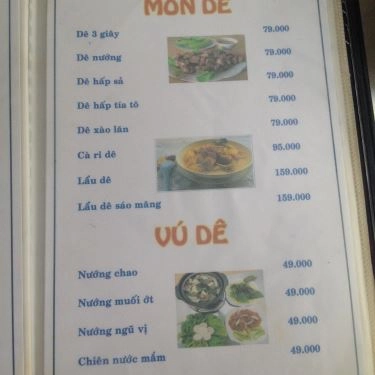 Thực đơn- Quán Ăn Quán Hải Sản Trúc Hào - Gò Dưa