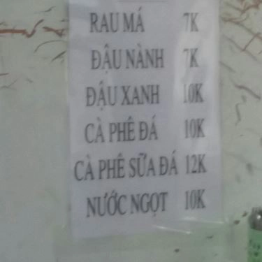 Thực đơn- Quán Ăn Quán Hiền - Cơm Gà Phú Yên