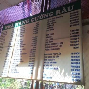 Thực đơn- Hoàng Cường - Cơm, Phở & Hải Sản Bình Dân