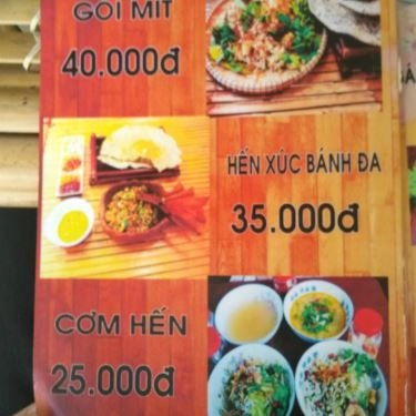 Thực đơn- Quán Ăn Quán HTX - Lý Thường Kiệt