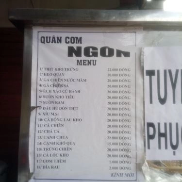 Tổng hợp- Quán Hữu Nghị - Quán Ăn Bình Dân