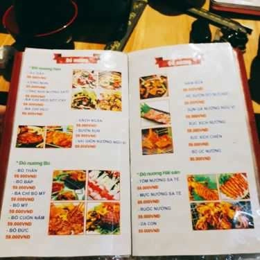 Thực đơn- Quán Khói - Lẩu & Nướng