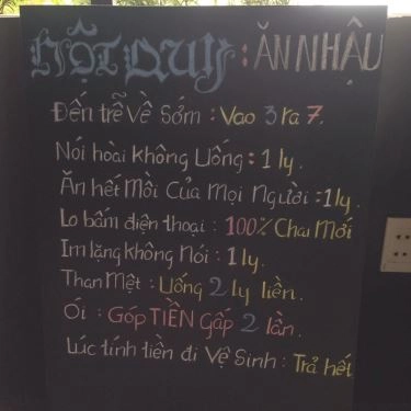 Thực đơn- Quán Ăn Quán Làm Tí - BBQ & Beer