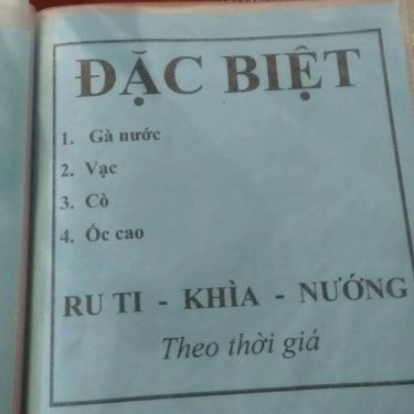 Tổng hợp- Quán Ăn Quán Làng Nướng Cần Thơ - Huỳnh Cương