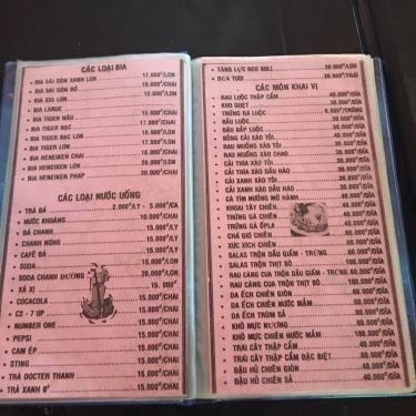 Thực đơn- Quán Ăn Làng Quê - Các Món Ăn Đặc Sản