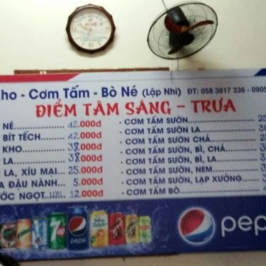 Tổng hợp- Quán Ăn Lập Nhi - Cơm Tấm & Bò Né