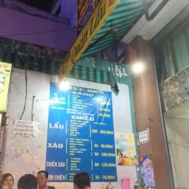 Thực đơn- Quán Ăn Quán Lẩu A Huy