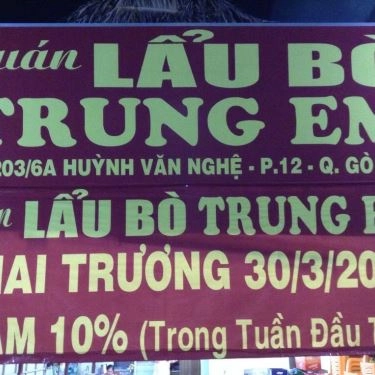 Tổng hợp- Quán Ăn Lẩu Bò Trung Em