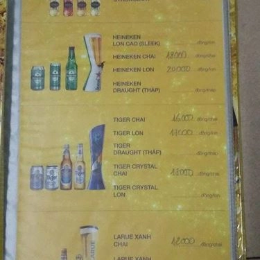 Thực đơn- Quán Ăn Quán Lẩu Dê & Cá Lóc Nướng