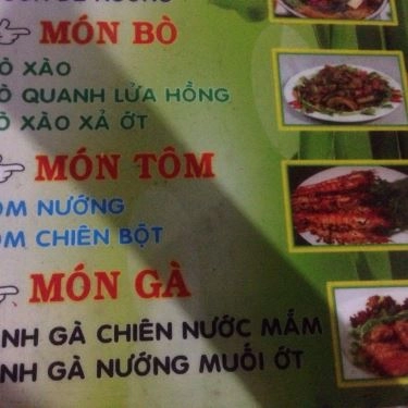 Thực đơn- Quán Ăn Thùy Trang - Quán Lẩu Dê