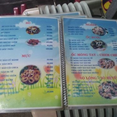 Thực đơn- Quán Ăn Quán Lẩu Phượng 2