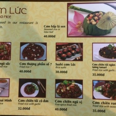 Thực đơn- Quán Ăn Quán Lức Khai Minh - Điện Biên Phủ
