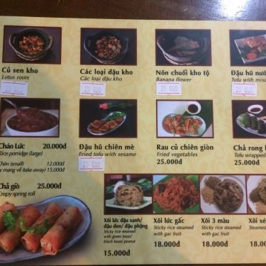 Thực đơn- Quán Ăn Quán Lức Khai Minh - Điện Biên Phủ