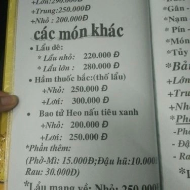 Tổng hợp- Quán Ăn Quán Minh - Lẩu Bò Dê Trương Định