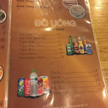 Thực đơn- Quán Ăn Quán Nem Chợ Huyện - Đặc Sản Bình Định - Lũy Bán Bích