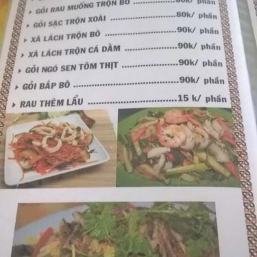 Thực đơn- Quán Ăn Quán Ngói - Lê Bình